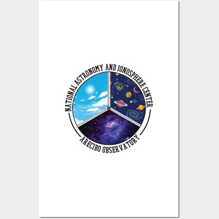 Arecibo Observatory logo - National Astronomy and Ionosphere Center Posters and Art